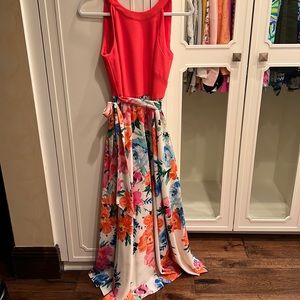 Eliza J floral maxi dress